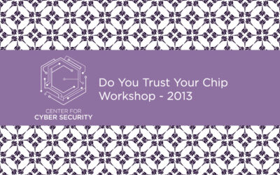 Do You Trust Your Chip Workshop – 2013