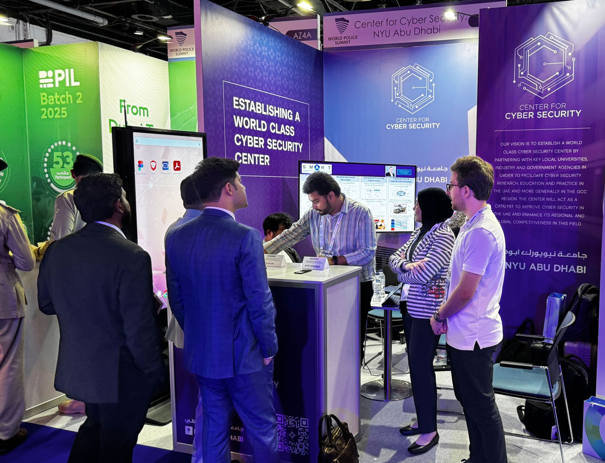 CCS-AD booth at World Police Summit 2025