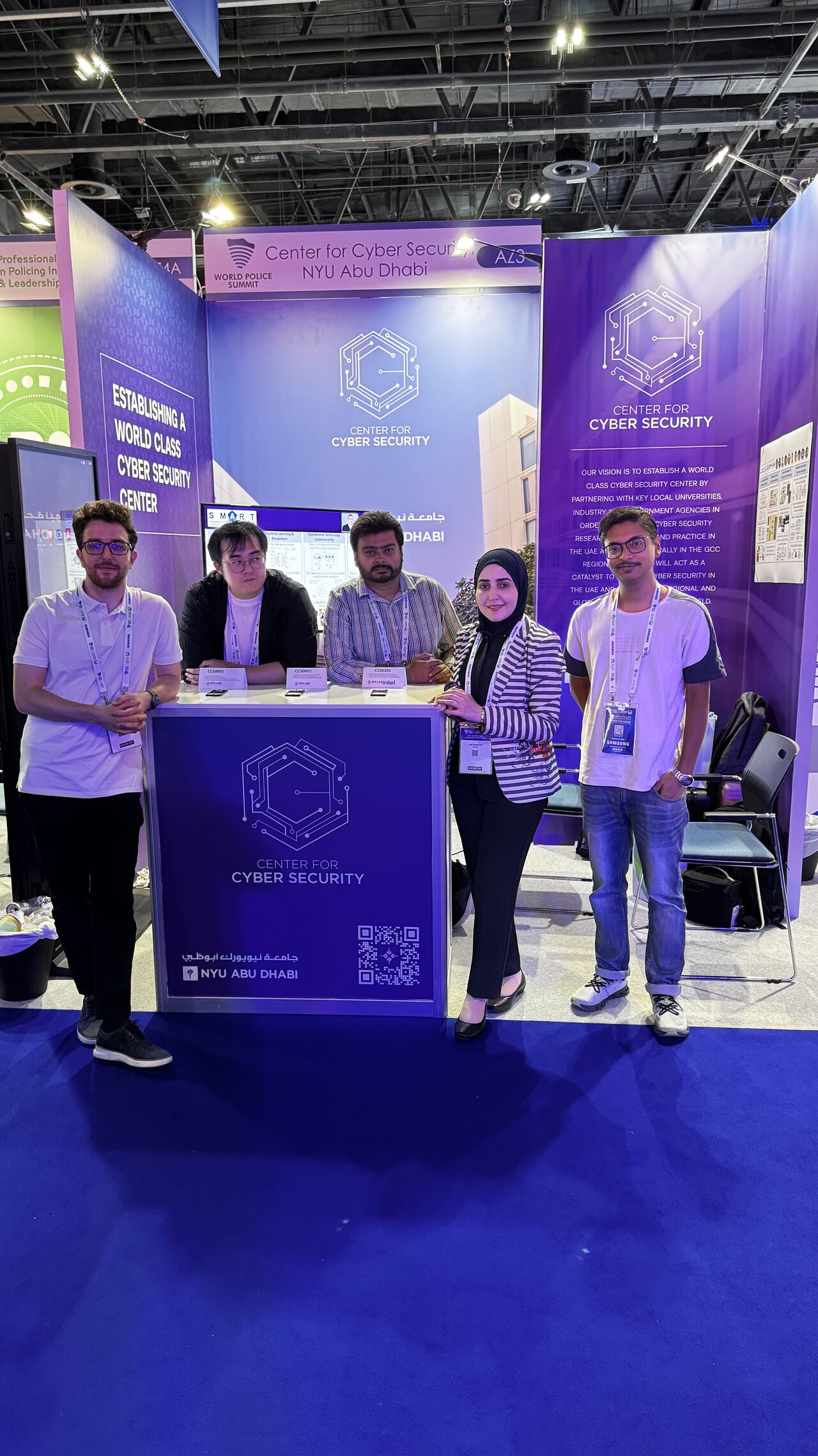 CCS-AD booth at World Police Summit 2025