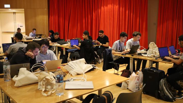 Competitors at the CSAW MENA 2022 CTF