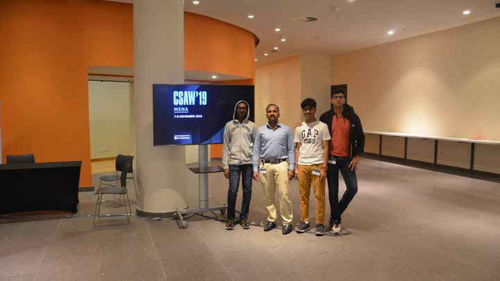Teams competing at CSAW MENA 2019