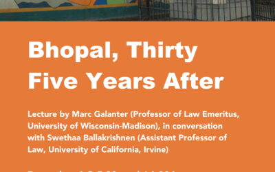 Bhopal: Thirty Five Years After