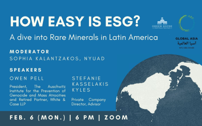 How easy is ESG? Shaping critical mineral mining in Latin America and Asia