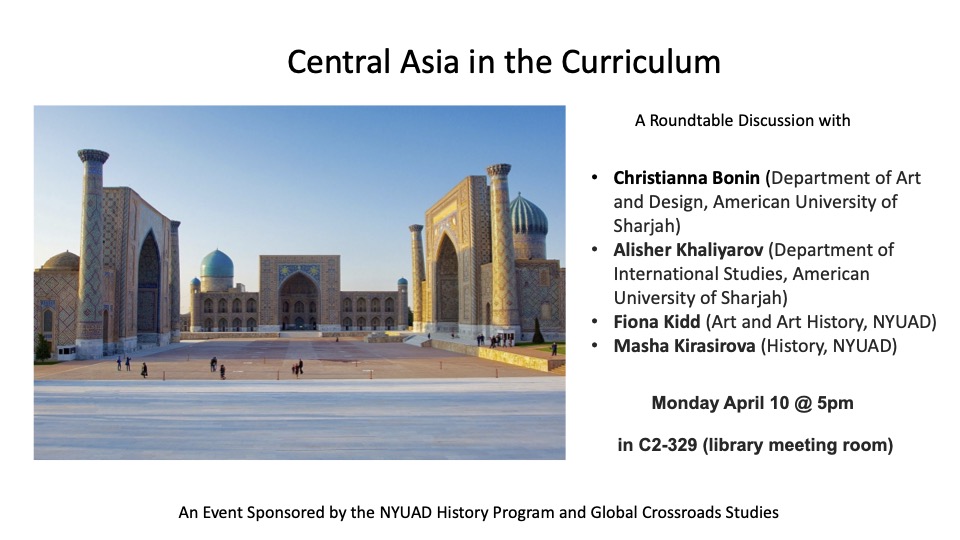 “Central Asia across the Curriculum”: A Roundtable Discussion
